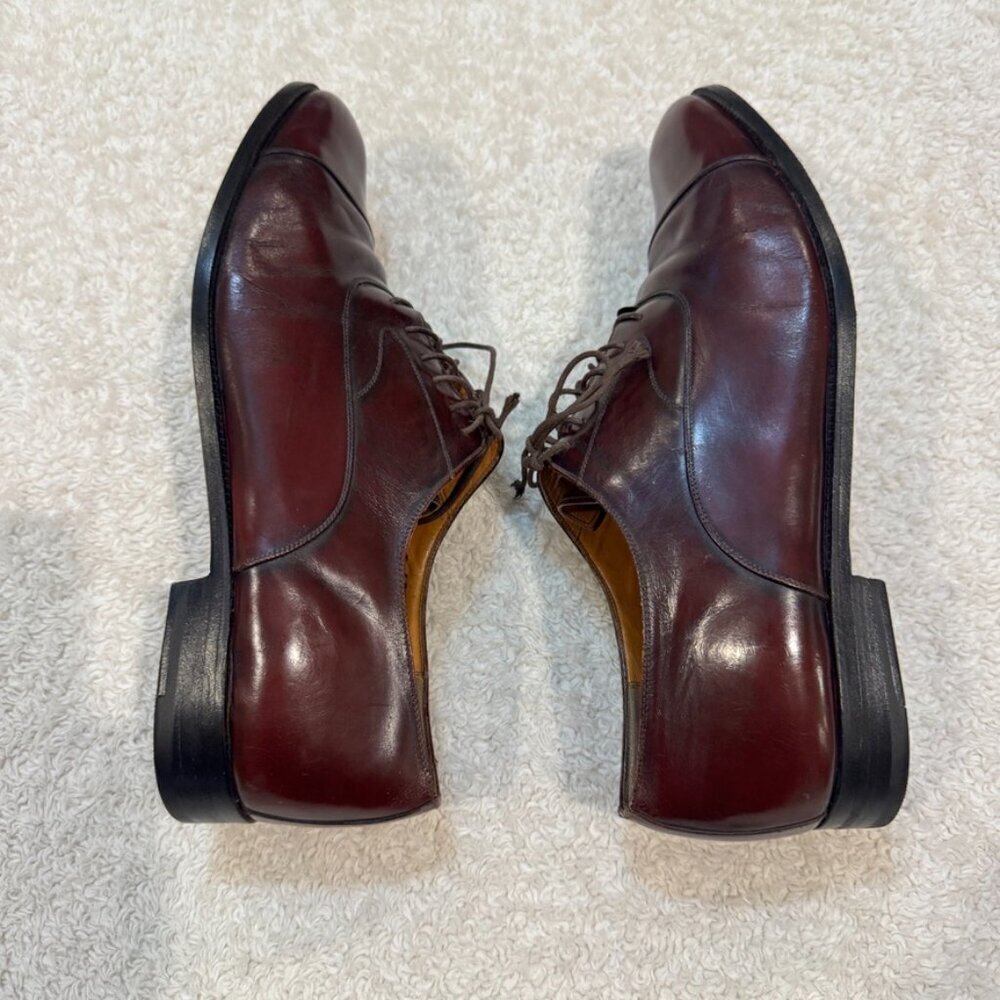 Salvatore Ferragamo Men's  Lace Up Oxfords Size 10 - Picture 6 of 13